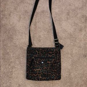 Coach animal print cross body bag